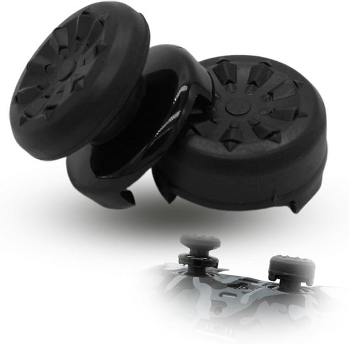 2-delige Joystick Thumb Grips voor Controller - Verhoogd voor Extra Grip en Precisie Aiming