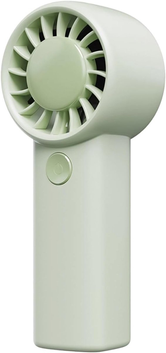 Mini Handventilator - Kleine Ventilator Oplaadbaar - Voor Thuis, Kantoor & Onderweg - Mini fan Gezichtsventilator - Draagbare ventilator bureau - Compact & Lichtgewicht - Mini Hand Fan - Kleine USB-ventilator - Draagbare Mini Ventilator - Groen