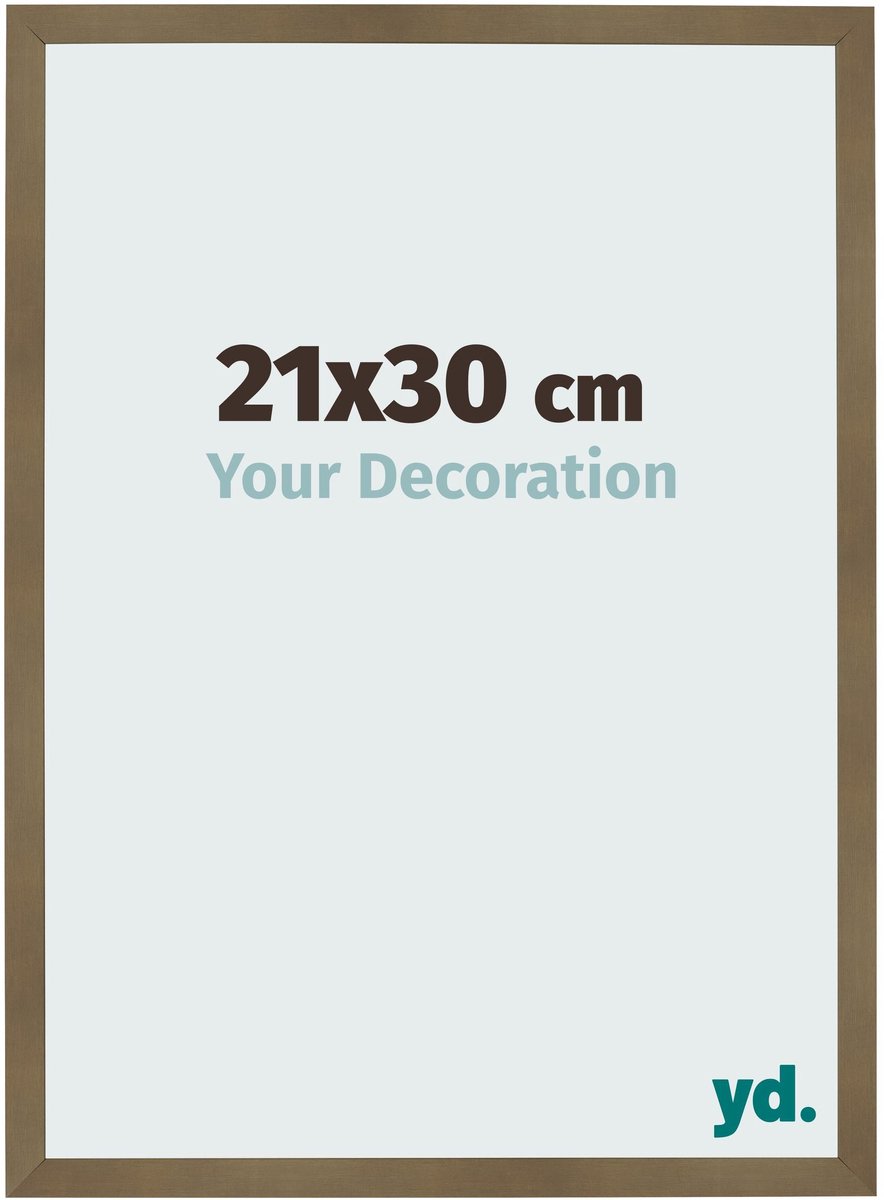 Your Decoration - Fotolijst 21x30 cm - MDF - Brons Decor - Bologna