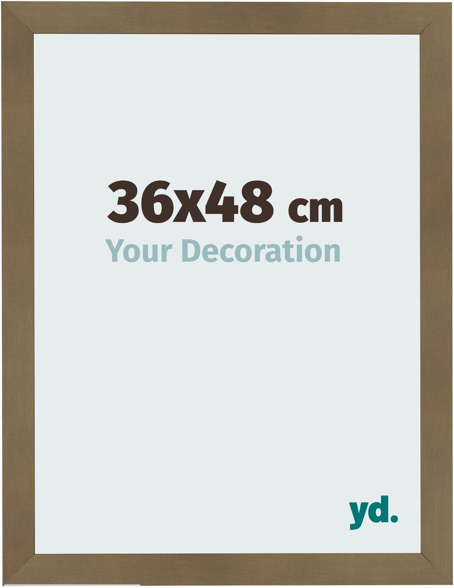 Your Decoration - Fotolijst 36x48 cm - MDF - Brons Decor - Bologna