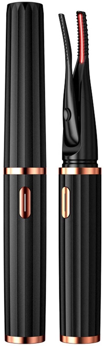 BRRNOO Verwarmde Wimperkruller, 3 Temperatuurmodi, Langdurige Zwarte Elektrische Wimpercruller met USB -oplaadbaar - ShopVlot