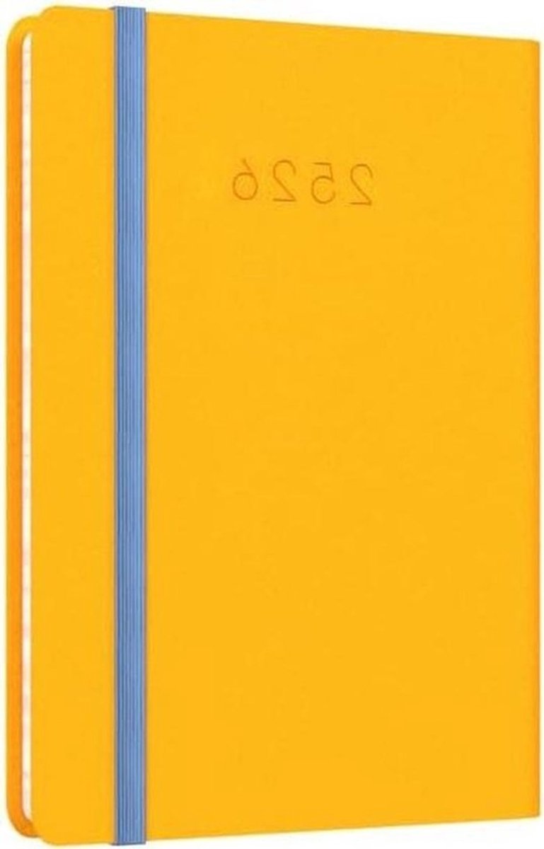 Academische Jaarplanner - Dagboek Planner - Academie Jaar Plannen - Week-to-View - A6 - Geel