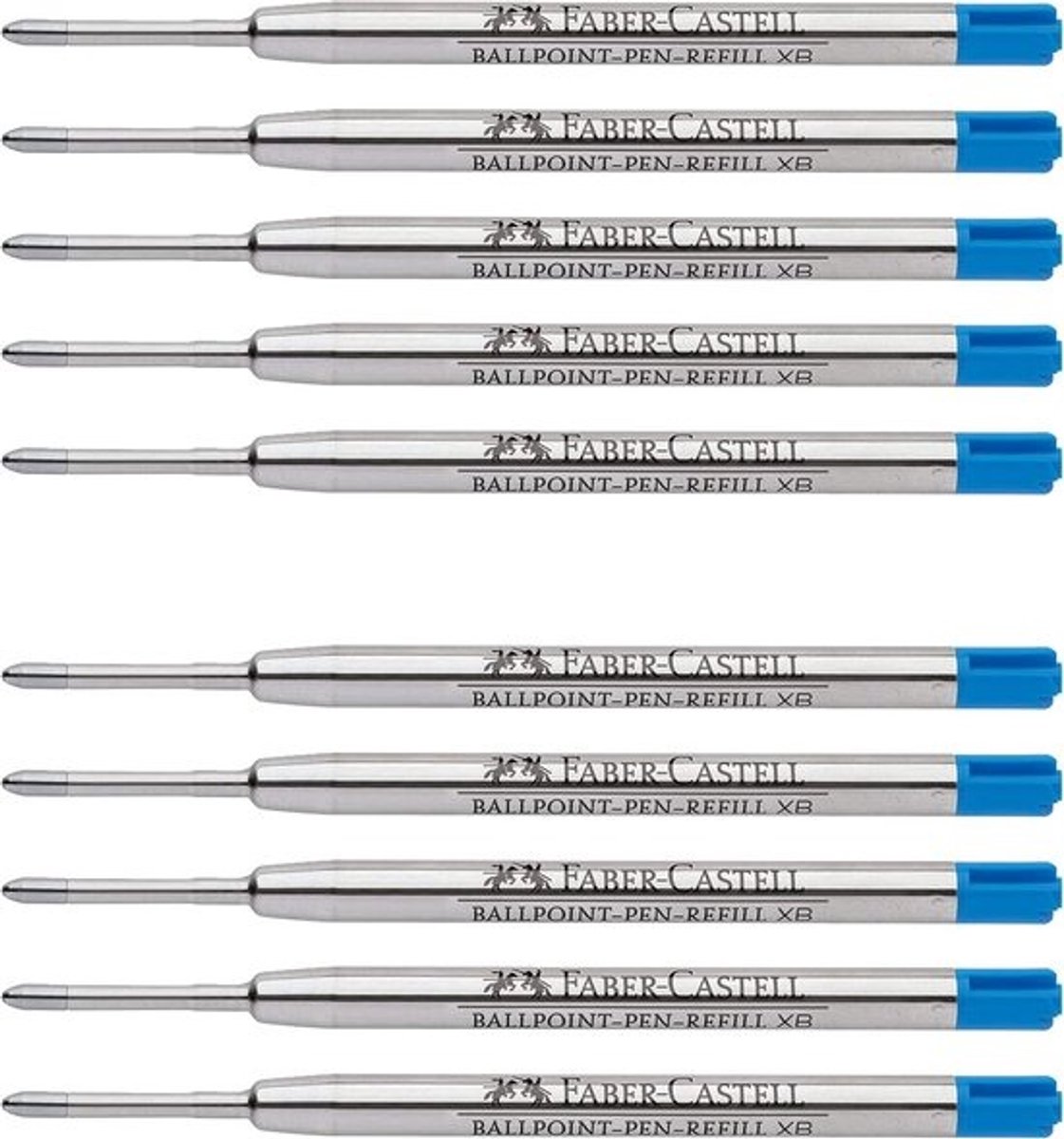 Balpenvulling (10 stuks, extra breed - blauw)