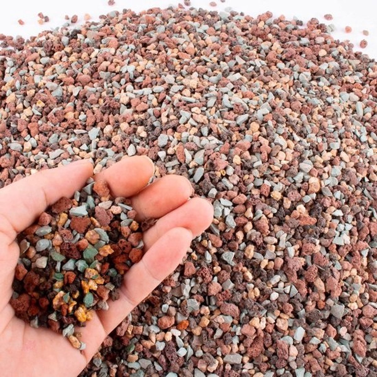 Mix Lavastenen voor Planten - Grind Kiezels voor Bonsai, Succulente en Cactus