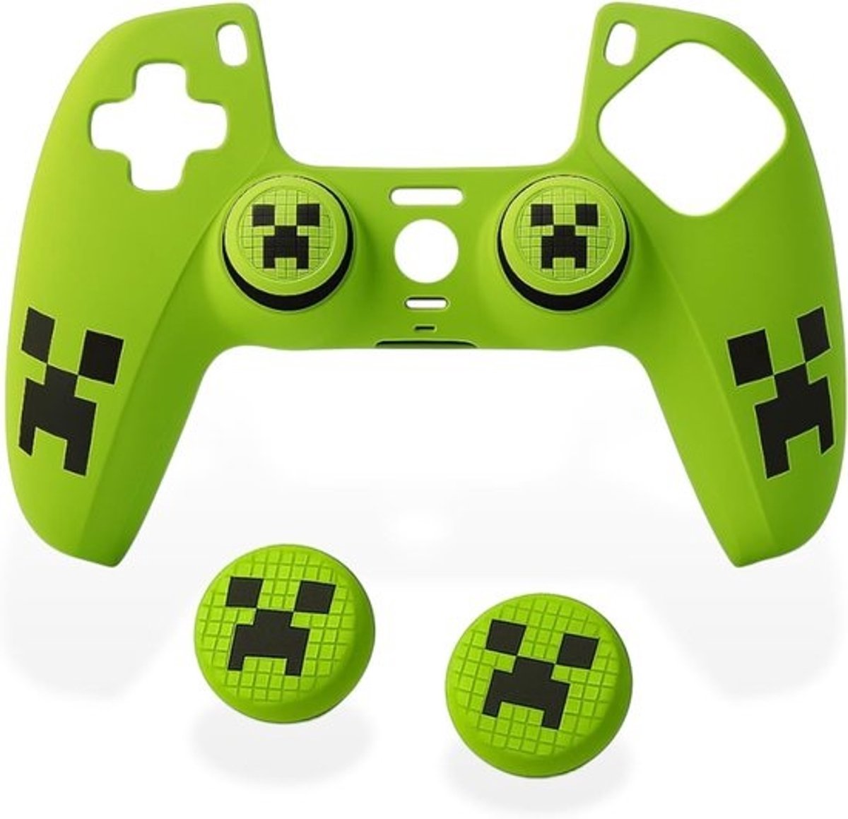 SnelShoppen - MatoSan Skin Grip - Hoogwaardige Silicone Case voor Gaming Controllers - Ergonomisch, Antislip, Inclusief Precisie Thumbstick Caps - Gro