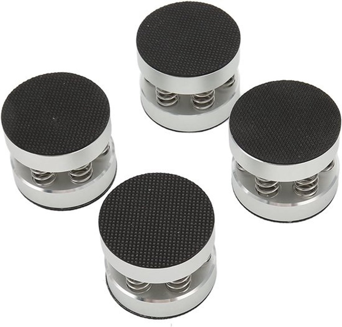 Luidspreker Isolatiestandaard - Schokdemper Voeten - Geluid Verbeteren - Veer Demping - 44 mm Diameter - Aluminium