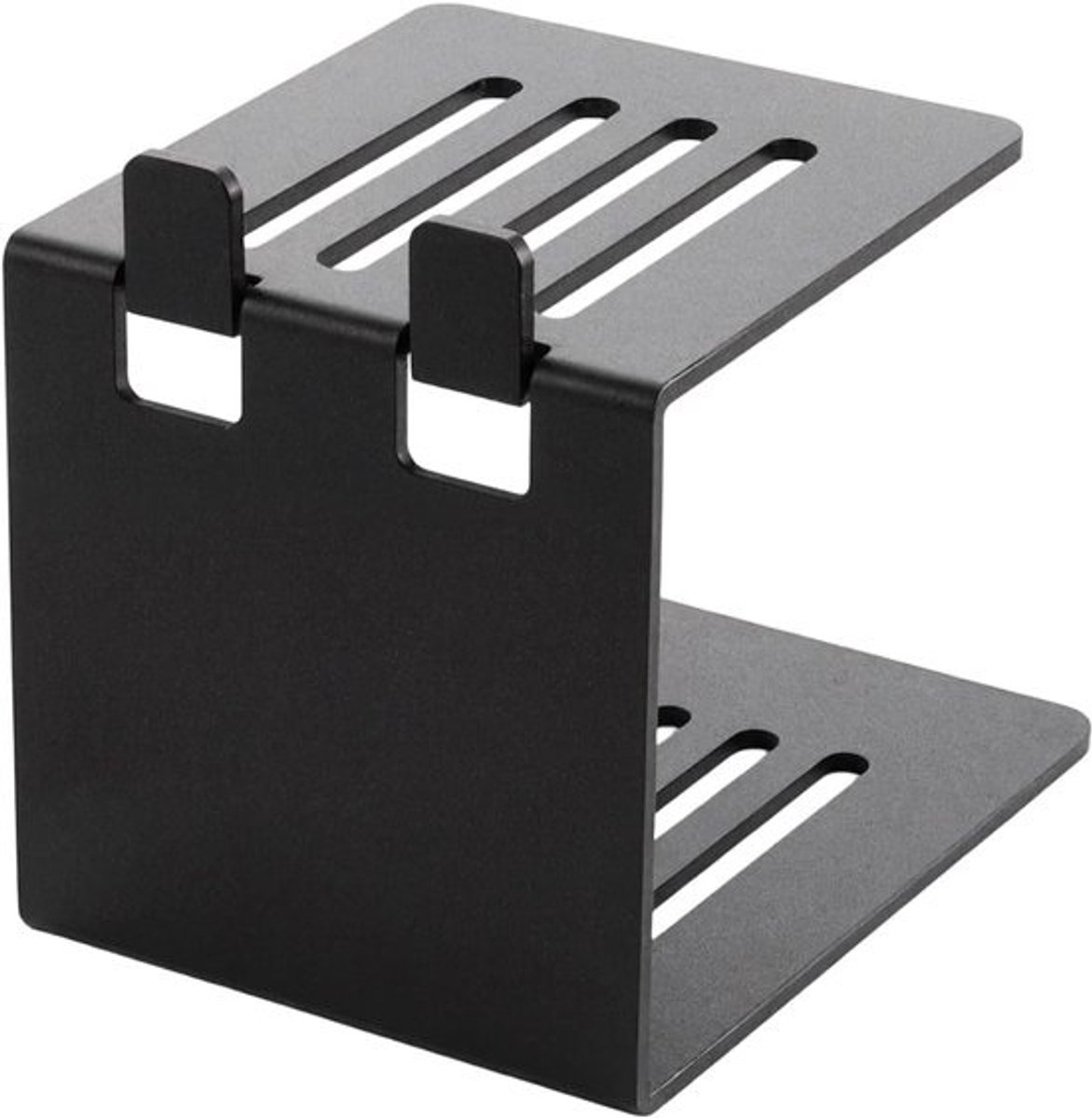 Luidsprekerstandaards - Desktop houders - Bureau organiseren - Antislip ontwerp - 20 x 16 x 14 cm - Zwart