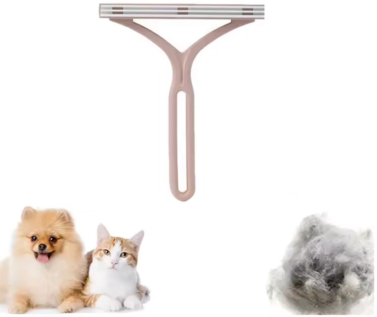 Pluizenborstel - Pluisverwijderaar - Huisdierhaar Verwijderaar - Katten Hondenhaar - Kledingborstel - Kleding Meubels - Roze - CHPN