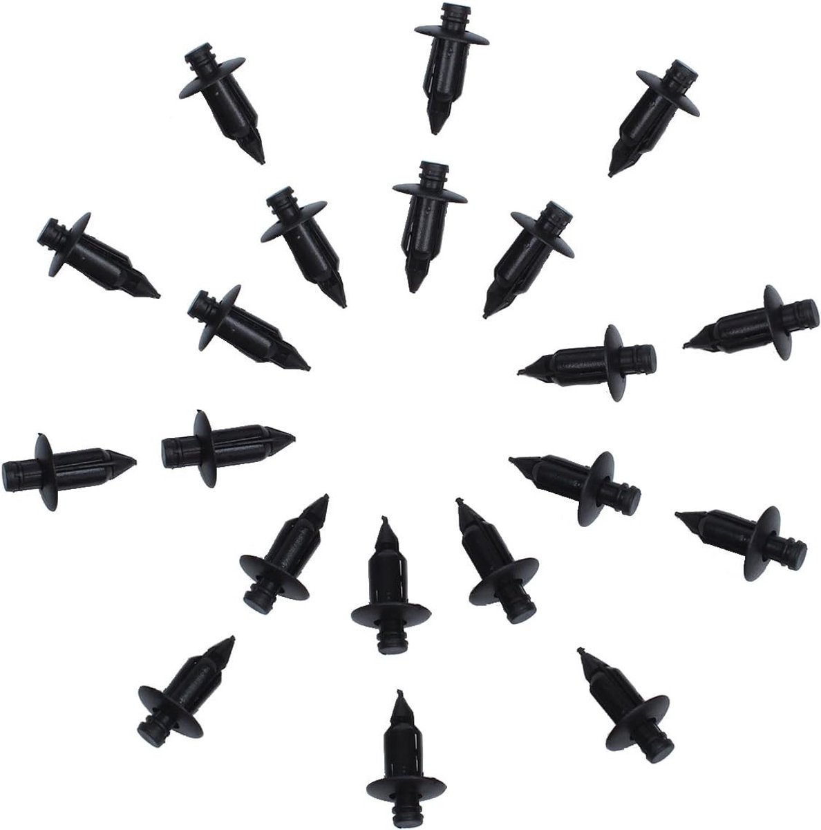 Set van 20 stuks 7mm Motorfiets Bevestigingsclips voor Fairing en Trimpanelen - Geschikt voor Diverse Modellen