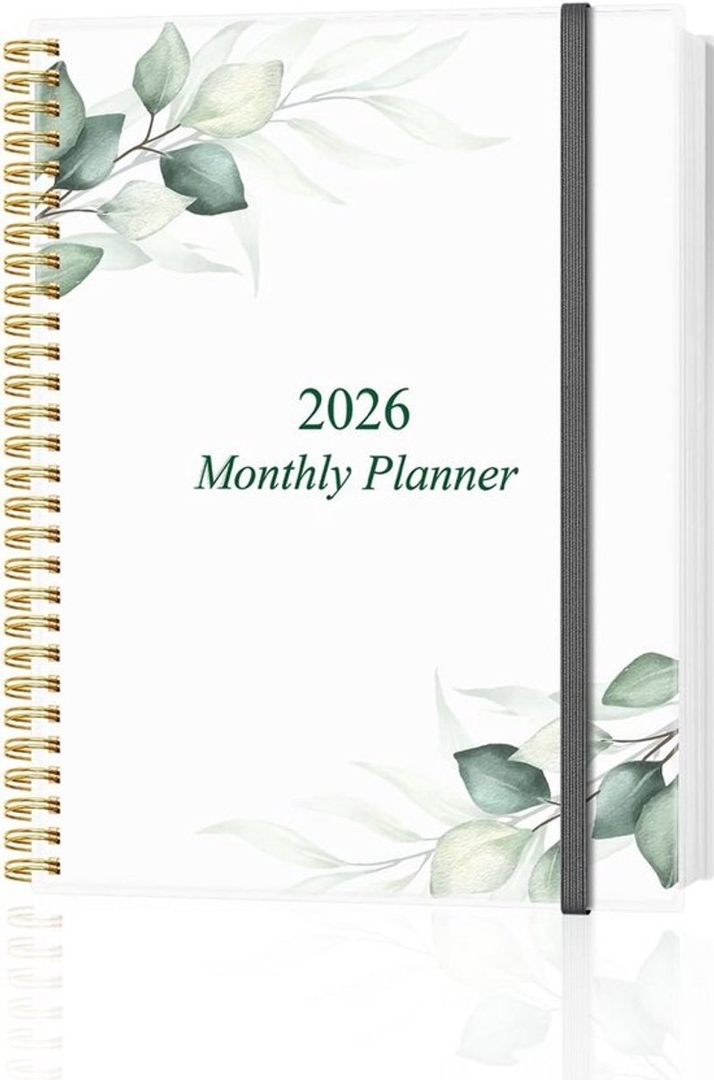 Grote Maandplanner 2025-2026 Agenda met Extra Ruimte en Handige Accessoires
