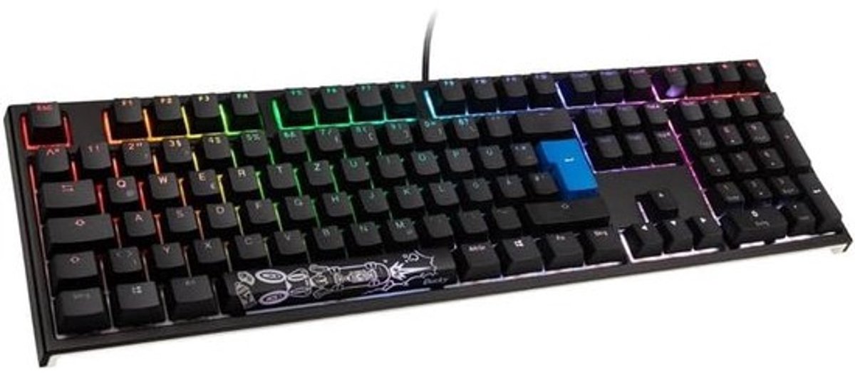 Mechanisch Gaming Toetsenbord USB - Volledig RGB Verlicht - Zwart