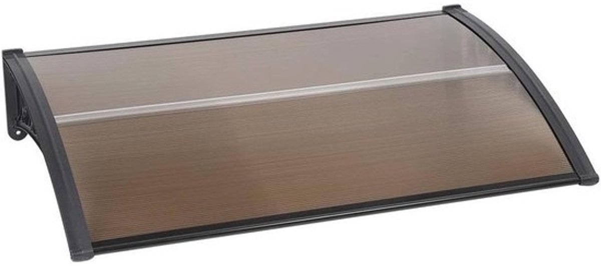 Deurluifel Afdak voor Voordeur, Terras, Balkon en Raam - Bruin (80 x 120 cm)
