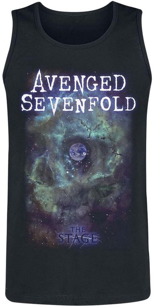 Herentop Zwart - Mannen Tanktop - Muziek Festival - Officieel Gelicentieerd - Zwart