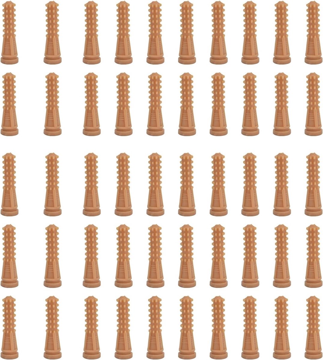 Vervangbare Flexibele Plukvingers voor Pluimvee - 50 Stuks Rubber Picking Fingers voor Eenvoudig Plukken van Kip en Gevogelte