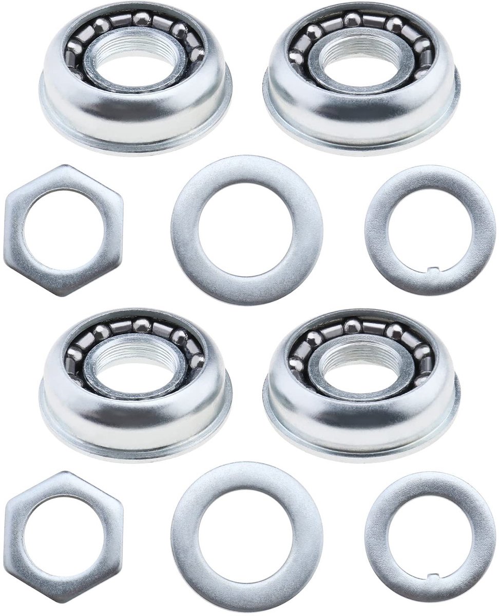 Dailygoods- Trapas Cups 2 Sets - Pressfit Cups - Gekooide Lagers - Trapas Geschroefd - Fietsaccessoires - Sterk Metaal