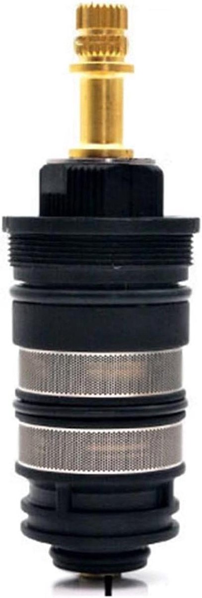 Douche Thermostaat Cartridge - Kraan Onderdeel - Douche Temperatuur Regelen - Massief Messing - G 1/2 inch - Goud