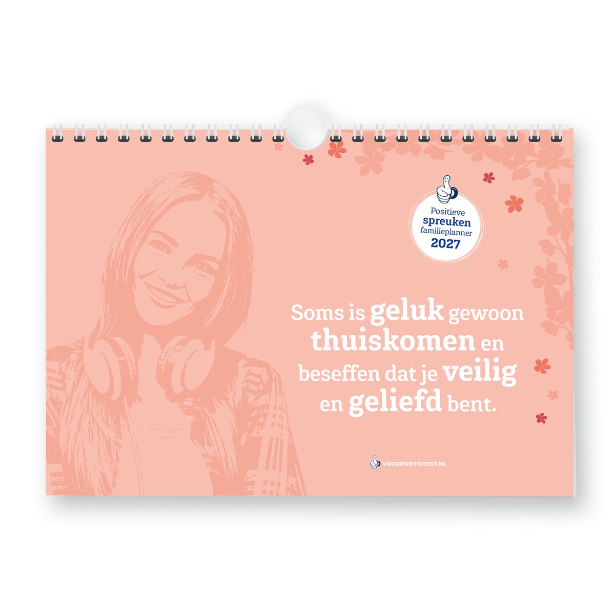 Familieplanner Positieve Spreuken 2027