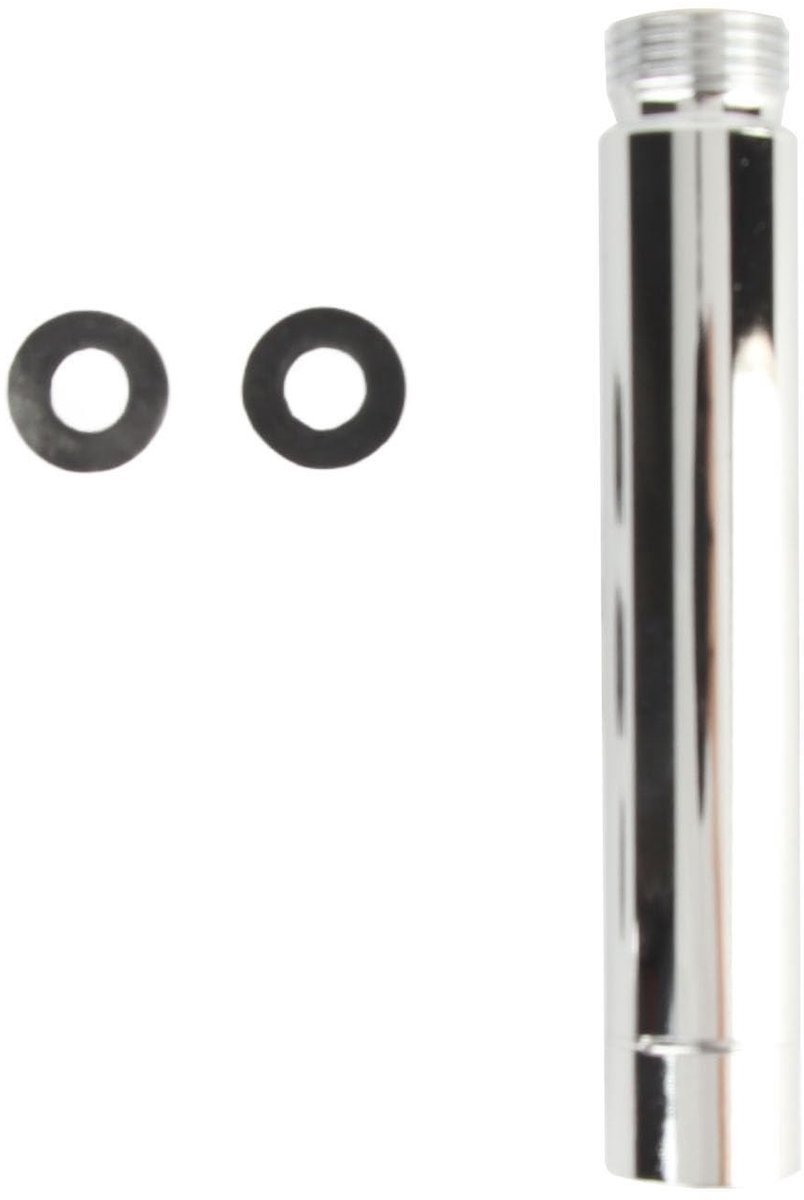 Dailygoods- Doucheverlengbuis 4 Inch - Roestvrij Stalen Doucheverlengbuis - Verchroomde Beplating - G1/2 Koperen Connectoren - Duurzaam - Antiroest - Douchebuis