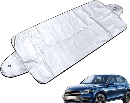 Autovoorruitafdekking - Vorstbescherming - Winterklaar maken - Het hele jaar door - 150 x 70 cm - Meerkleurig