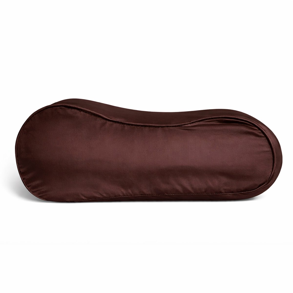 Zijden Kussensloop ergonomisch Midnight Cacao - 22MM - Silk Heaven - 30x50cm