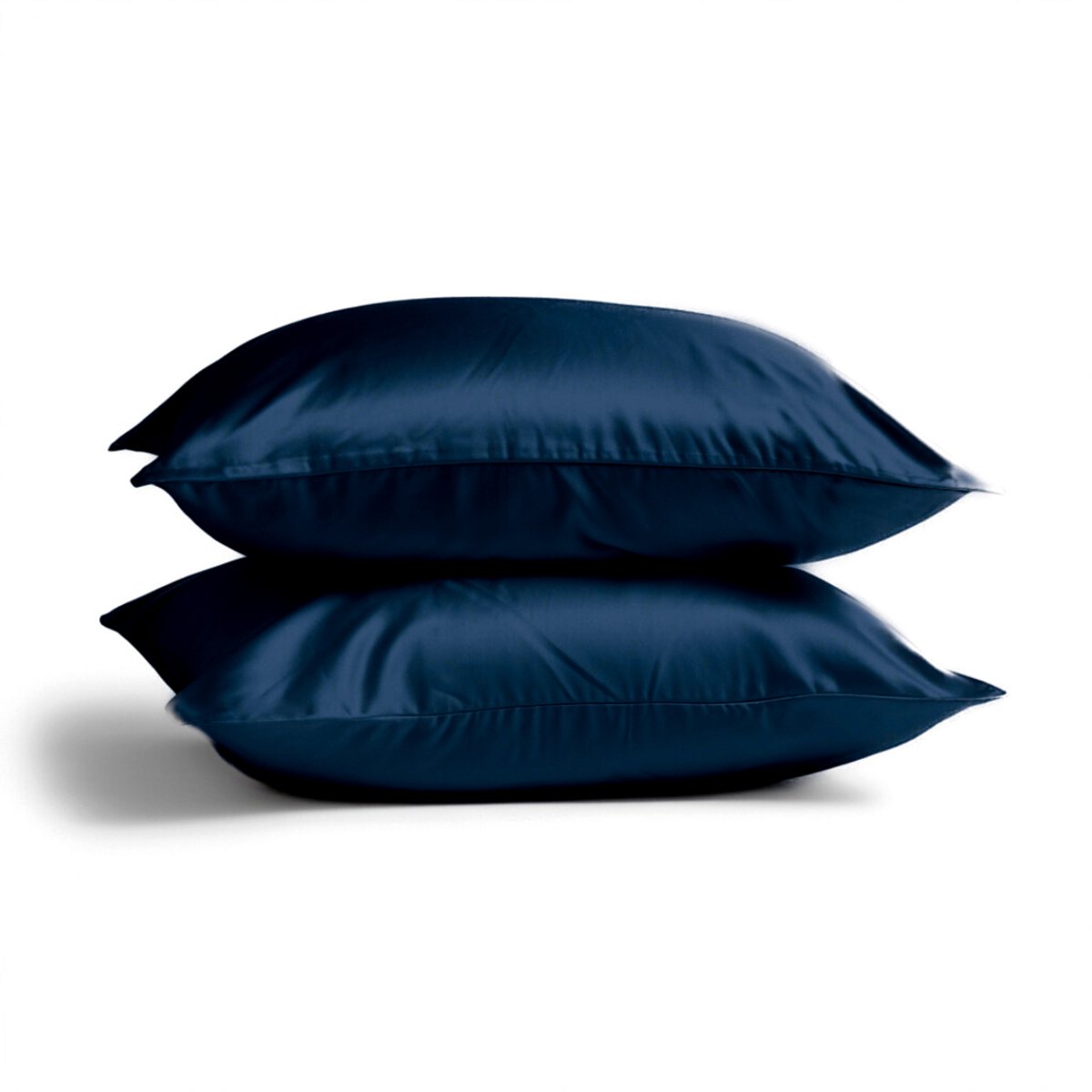 2x Zijden Kussensloop 60x70cm Blauw Hotelsluiting 19 Momme - Kussensloop set - Luxe Silk Kussensloop 100% moerbei zijde - Zijde kussensloop - Silk Heaven - 60x70cm (standaard) / Hotelsluiting