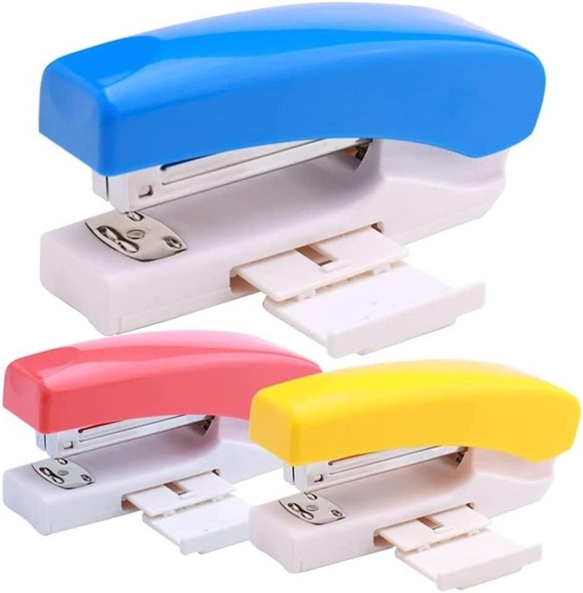 Nietmachine Set - Handmatig apparaat - Documenten binden - Ergonomische grip - 20 vel capaciteit - 3 Pack