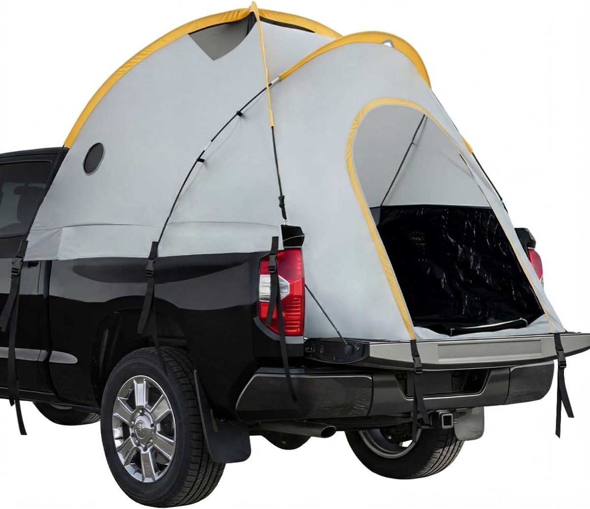 Danky Auto Campingtent-Tent Voor Auto-Pickup Tent 210D Oxford - Laadbak Luifel Waterdicht UV-bestendig met Steunpoten - 250×170×170cm