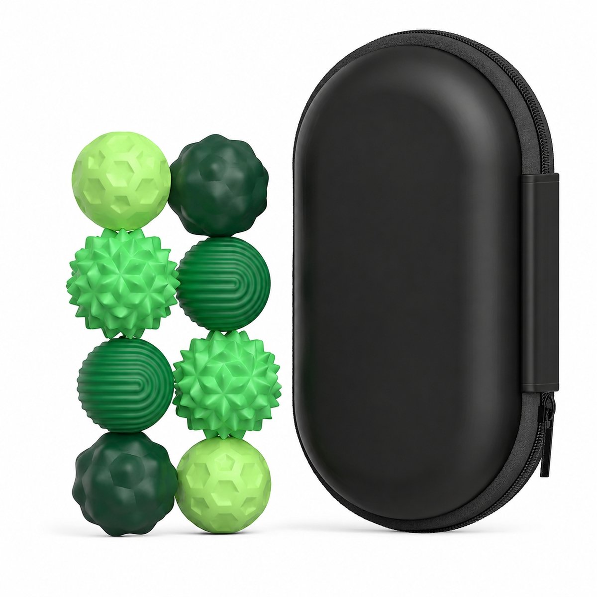 Magnetische fidgetballetjes– 8 stuks sensorische balletjes- groen