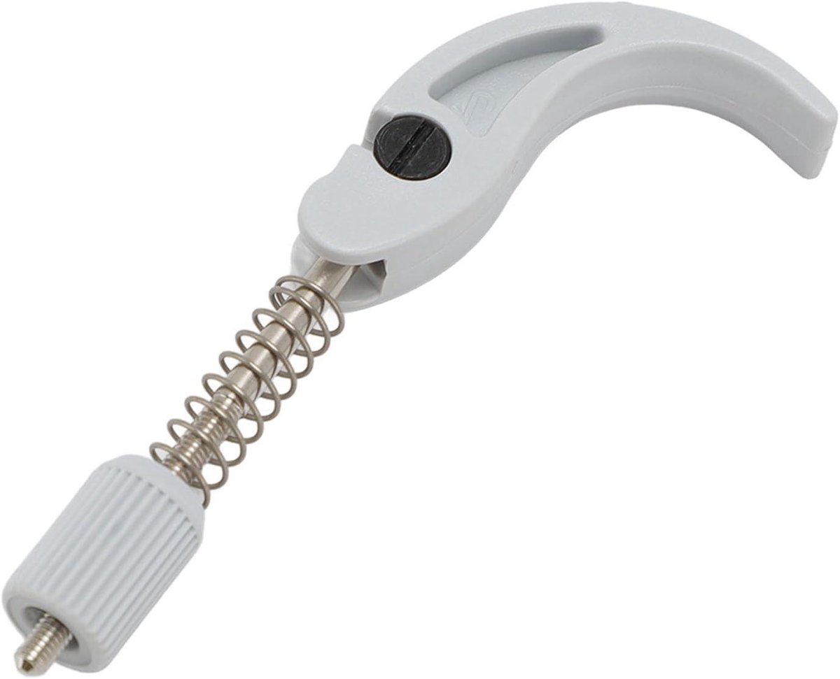 Borduurring Spanner - Stofhouder - Borduurtaken Uitvoeren - Combinatie Plastic Ijzer - 10 x 7 x 1 cm - Zwart