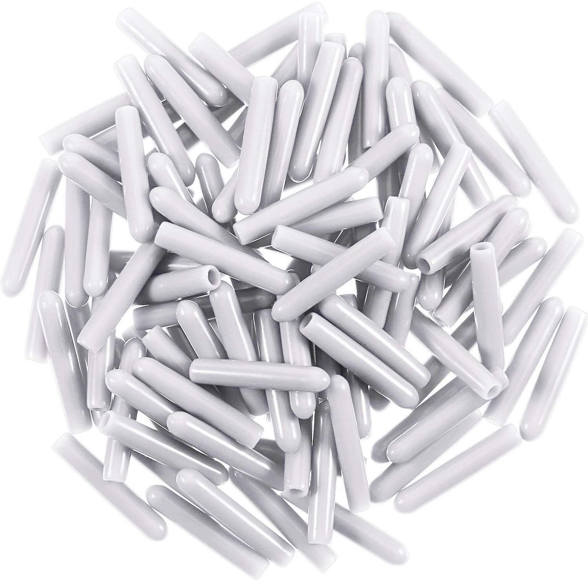 Dailygoods- Vaatwasserrekdoppen 100 stuks - Siliconen Beschermingspinnen - Antislip Tips - Vaatwasserrek Caps - 3,2 mm Binnendiameter - Duurzaam Materiaal - Vaatwasserbeschermdoppen