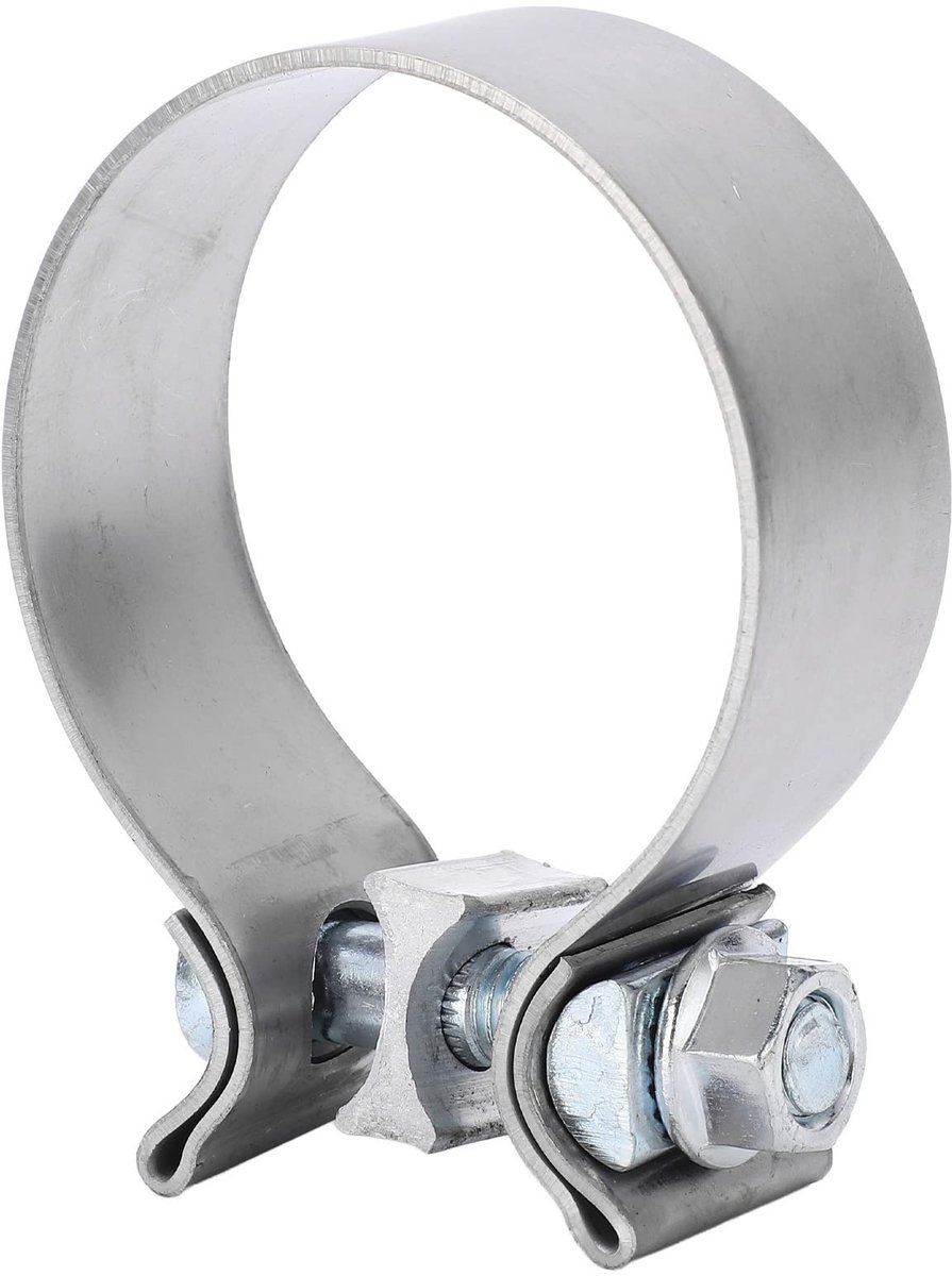 Dailygoods- Uitlaatklem 66,5mm - RVS Uitlaatpijp Connector - Vervanging voor 3er/5er/X3/X5 - Hoogwaardig Materiaal - Eenvoudige Installatie - Uitlaatpijpconnector