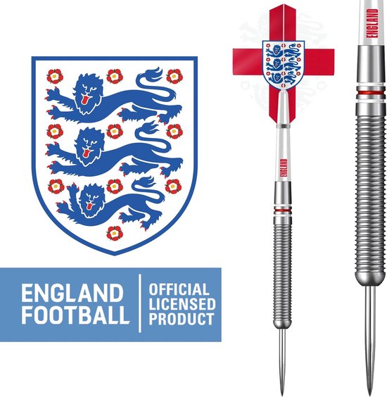 Officieel gelicentieerd St Georges Cross Darts - Engeland - Steel Tip 90% Tungsten - 24g (D1404) van Designa — afbeelding 4