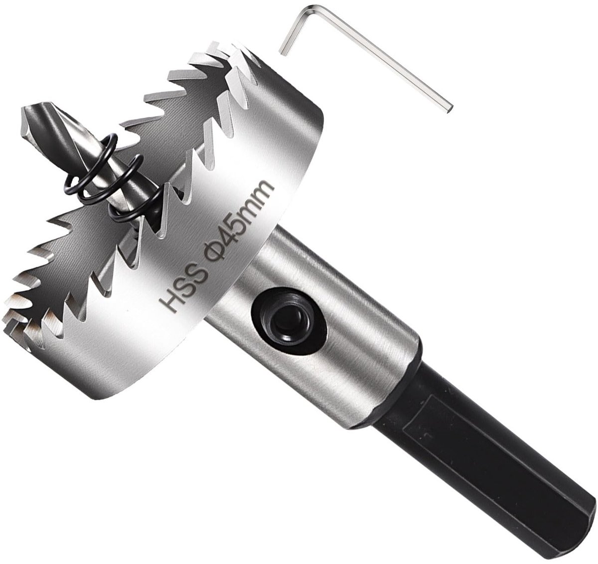 Dailygoods - Gatenzaag 45 mm met Inbussleutel en Geleidingpunt