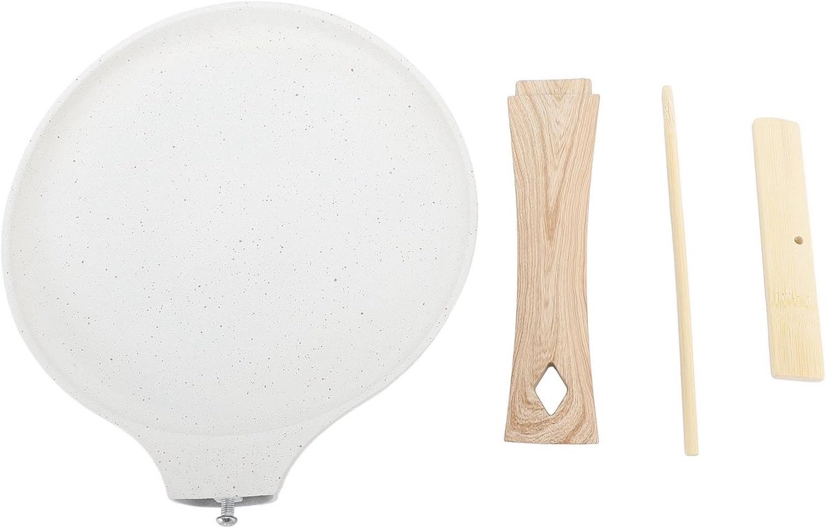 Pannenkoekenpan - Crêpe pan - Thuis koken - Anti-aanbaklaag - Aluminiumlegering - Zwart