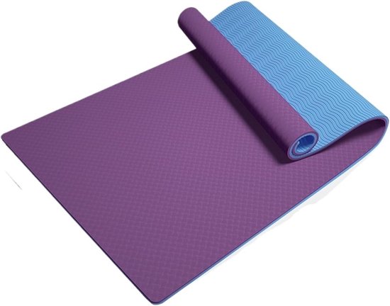 Yogamat - Vloermat Gymnastiek - Sport en Fitness - Extra Dik Antislip - 183 x 66 cm - Roze van Yogamat — afbeelding 2
