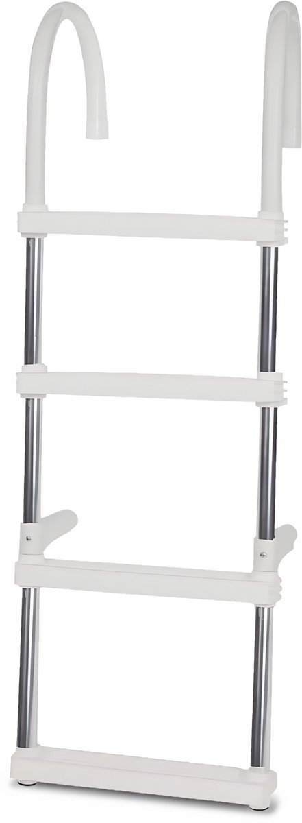 BREG Zwemtrap - 4 treden - Aluminium - Bootladder - Steigertrap - Boot trap