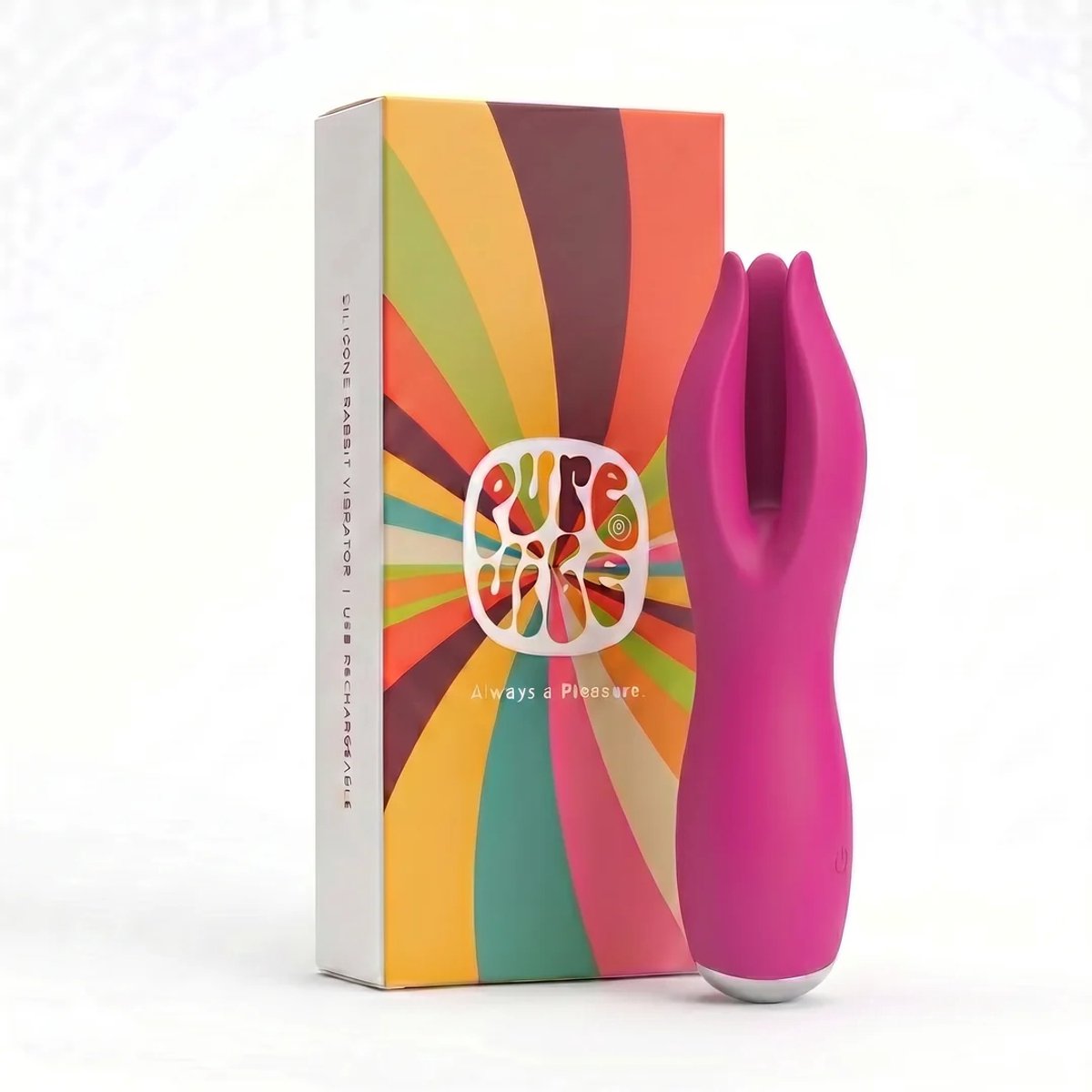 PureVibe® Bliss Clitoris Massager en Vibrator - Vibrators voor Vrouwen - Fluisterstil & Discreet - Erotiek Sex Toys voor koppels - Vibromasseur Stimulator Homme & Femme - Roze