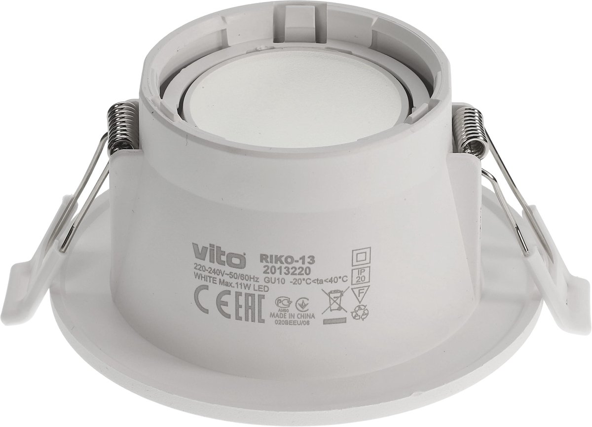 VITO - Inbouwspot GU10 - 75mm - Wit