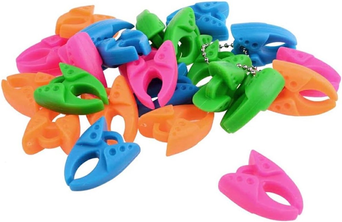 Draad Clips - Spoelhouders - Naaimachine Organisatie - Verstelbaar Ontwerp - 40 Stuks - Gekleurd