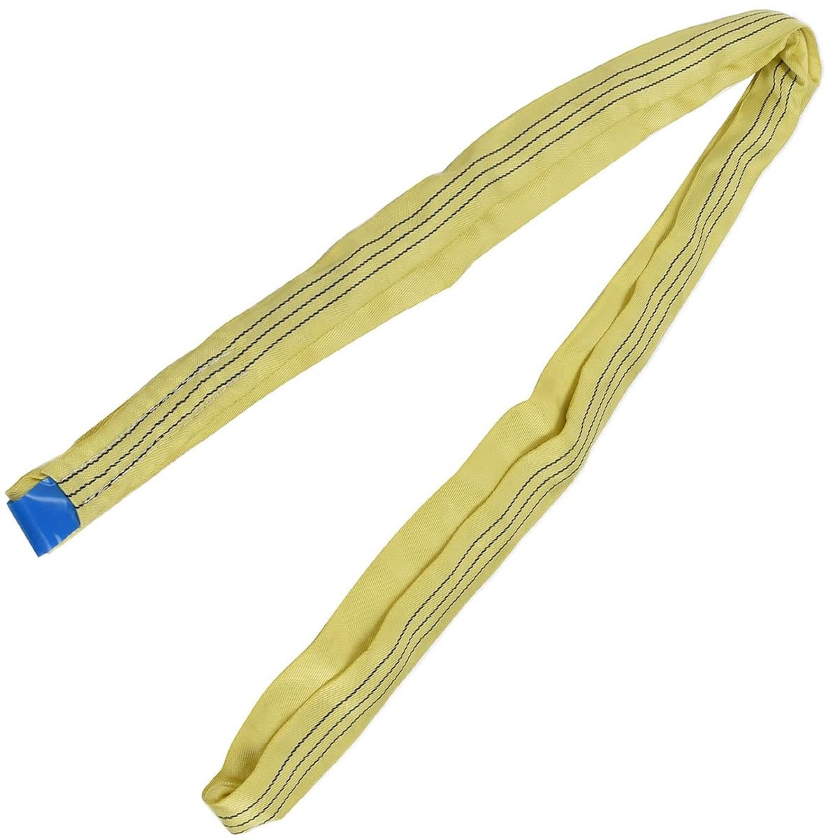 Ronde Slinger - Hijsstrop - Materiaal Tillen - Zachte PES Constructie - 3 Ton Capaciteit - Geel