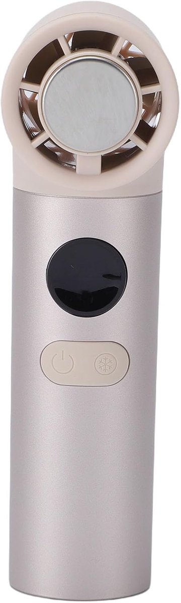 Draagbare Handventilator - Persoonlijke Koeler - Blijf Verkoeld - IJskoeling Technologie - 3000mAh Batterij - Zwart