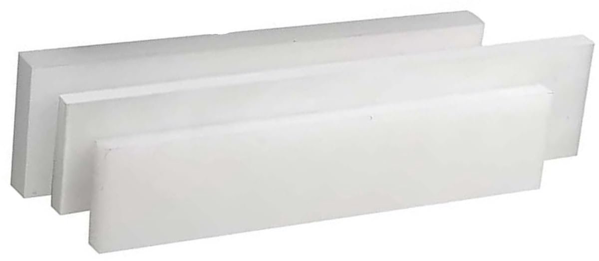 Nylon Plaat - Technisch Plastic - Doe-het-zelf Projecten - Hoge Slijtvastheid - 1 Meter X 55mm - Wit