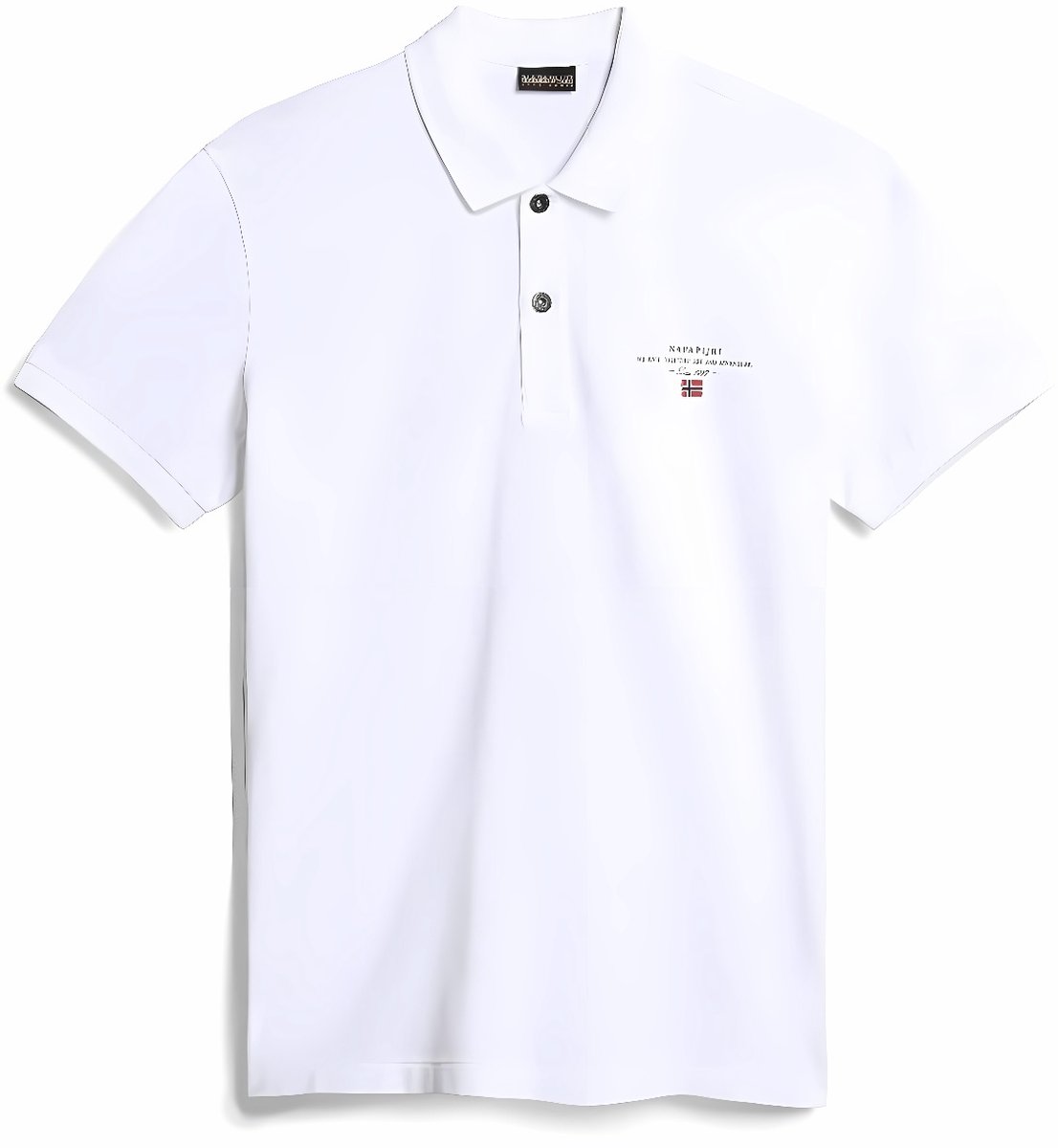 Napapijri poloshirt Elbas SS 4 NP0A4GDL Bright XS Wit