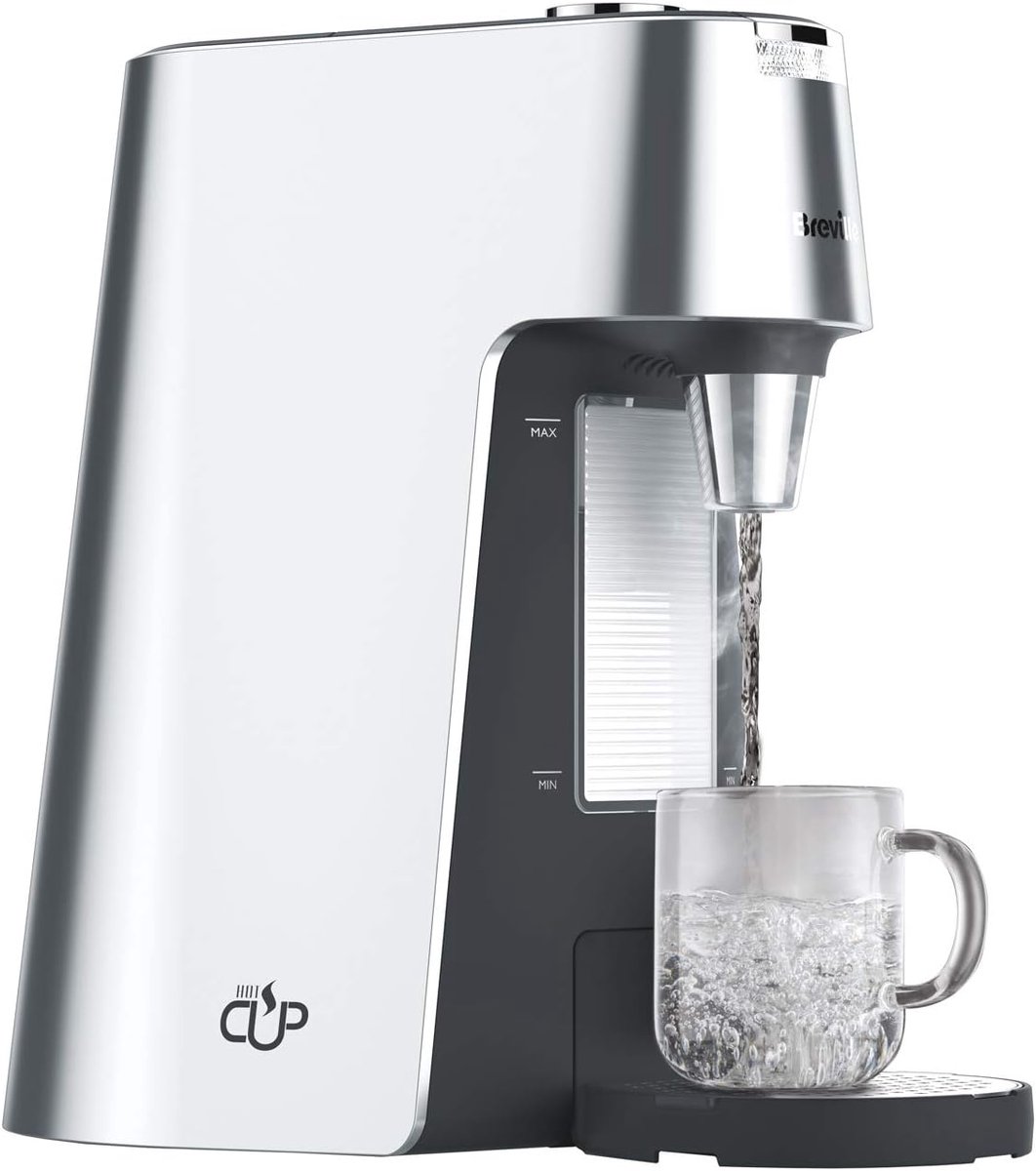 Heetwaterdispenser - Kokendwaterkraan Keuken - Snel Thee Zetten - Variabele Dosering - 2 Liter - Zilver