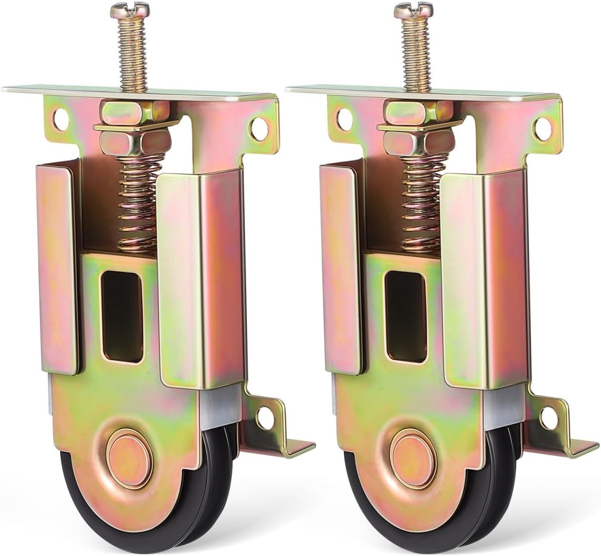 2 stuks schuifdeurwielen voor spiegeldeuren, reservewielen voor houten en metalen frames, duurzaam en stil
