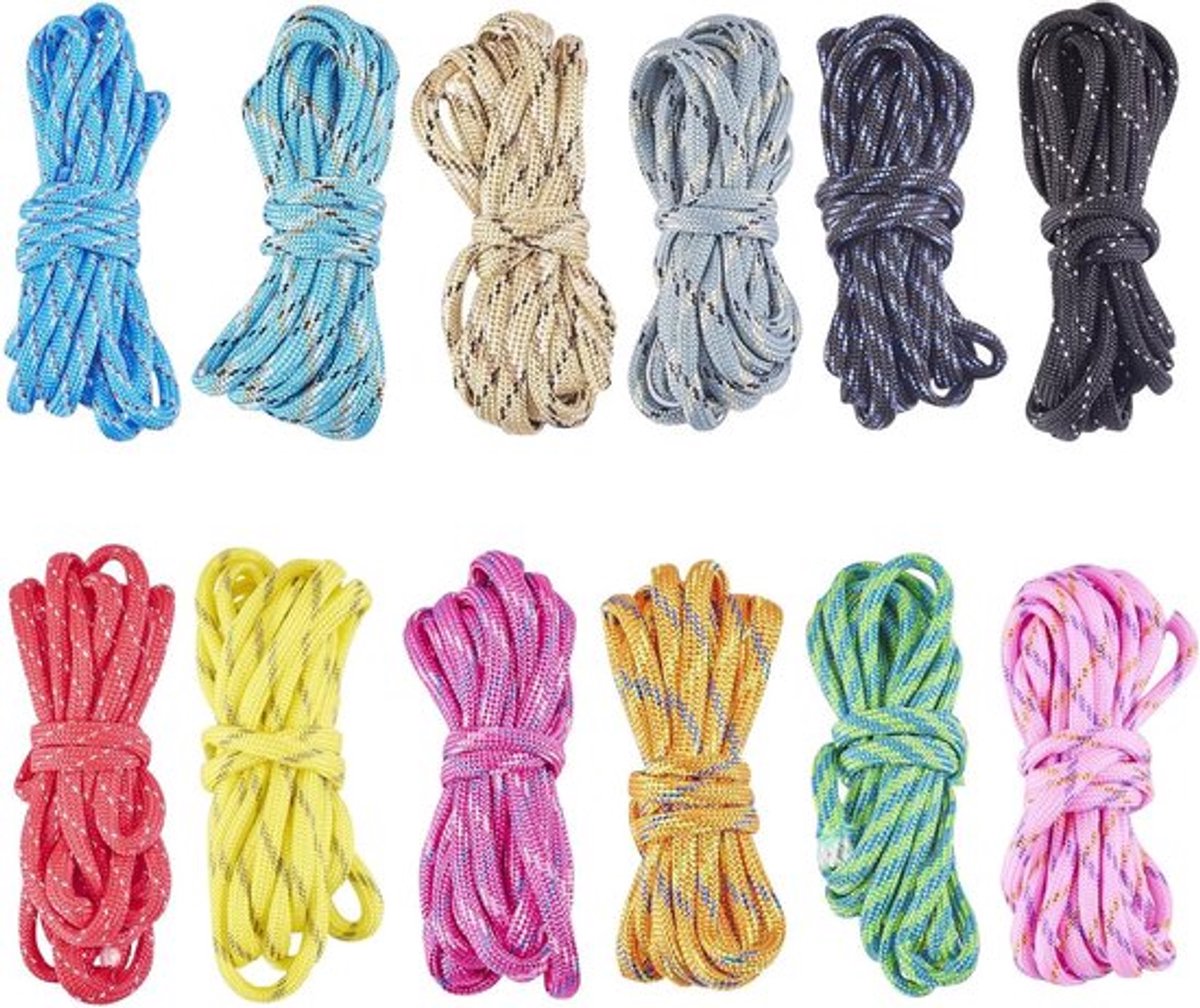Inovra Plus - In 12 Kleuren - 24 Meter Polyester Spandex Koorden 4mm
