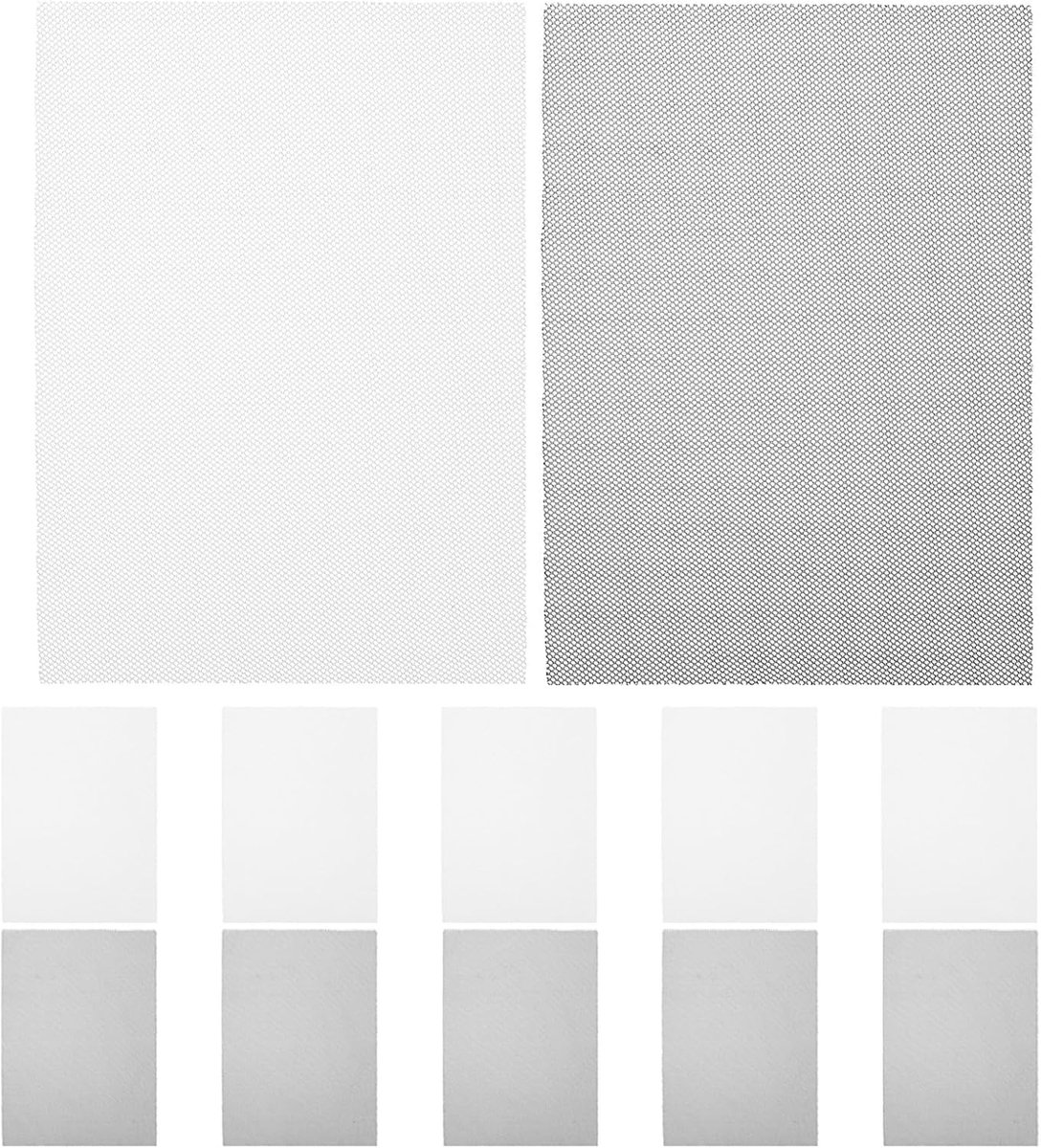 Ooggaas Stof - Mesh Stof - Masker Maken - Ademend Net - 12 Stuks - Diverse Kleuren
