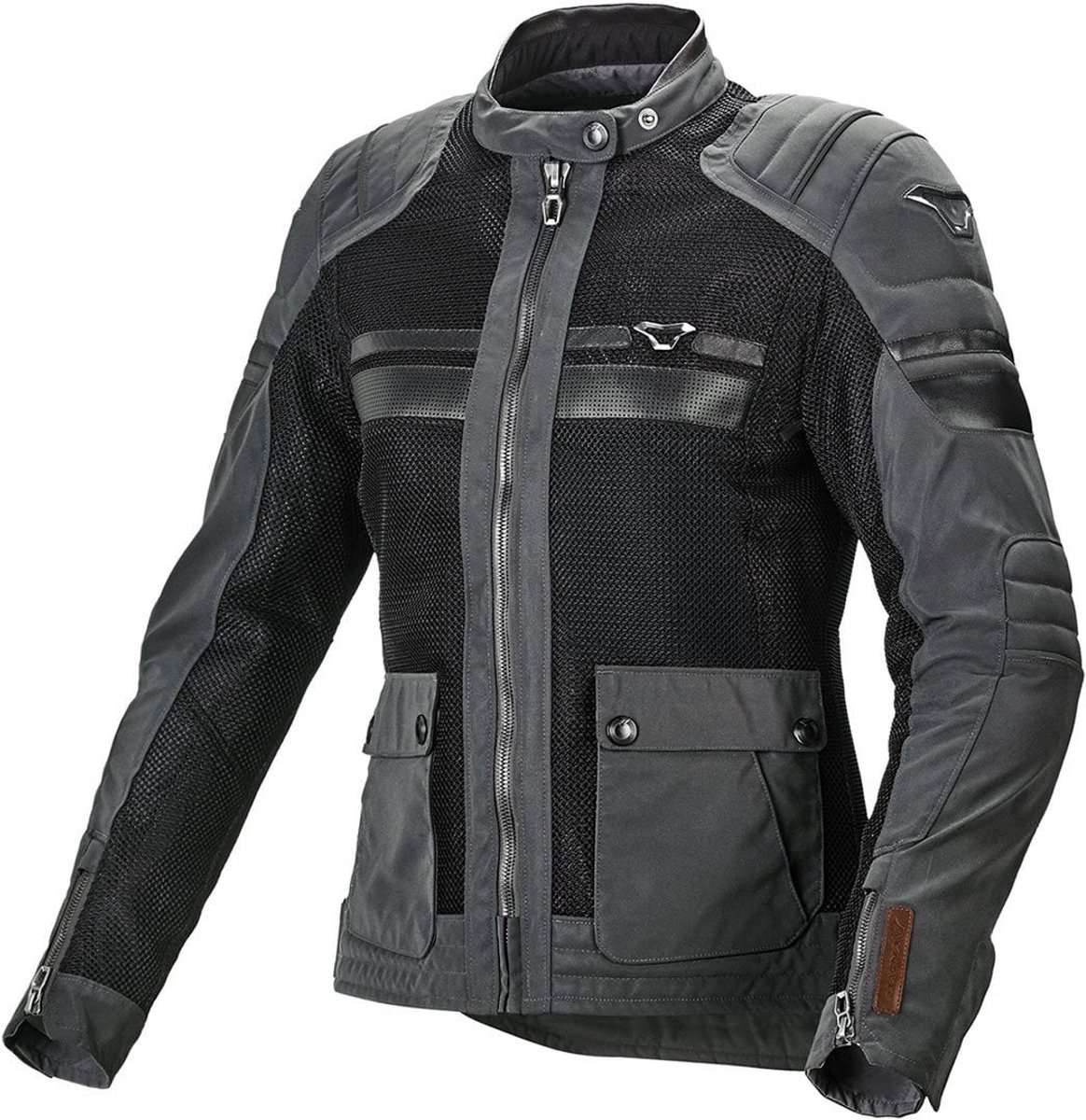 Macna Fluent NightEye Dames Motorfiets Textiel Jas -