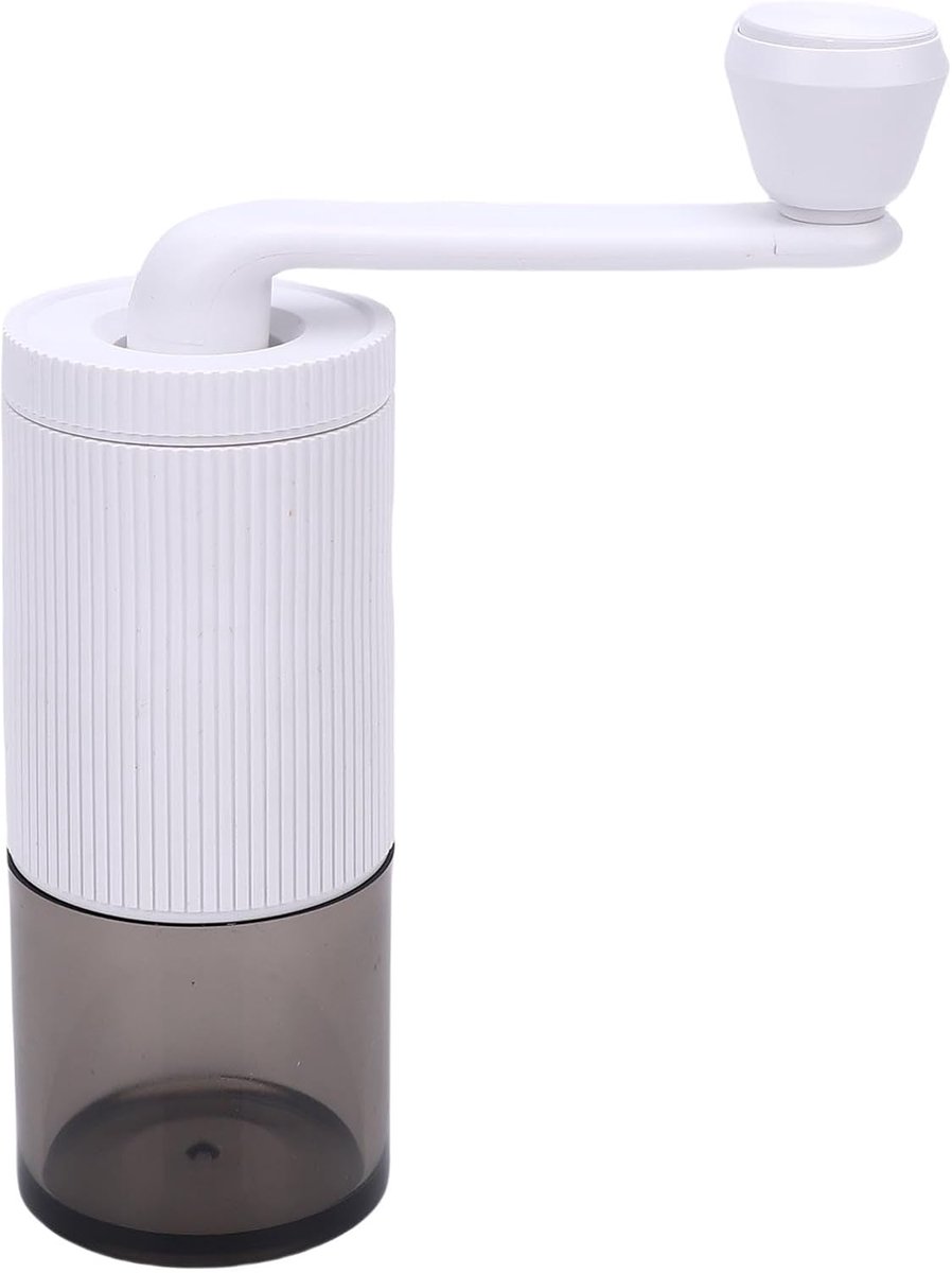 Handmatige Koffiemolen Keramische Molen Verse Koffie Zetten Instelbare Maalgraad Compact Ontwerp Wit