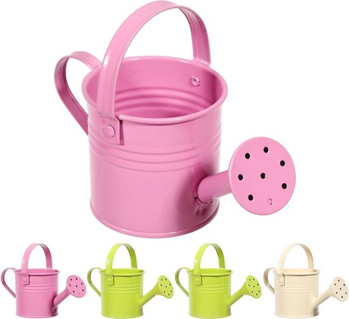 Allecto Plus - Metalen gieterset 5 stuks voor kinderen - Irrigatie tin gieters voor